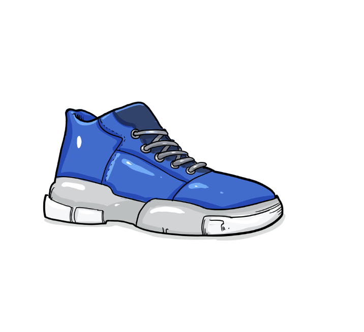 How to draw a shoe