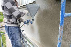 spray plaster walls